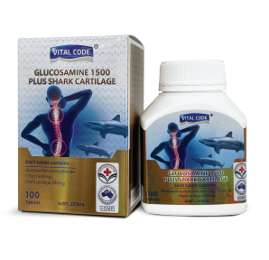 Viên bổ khớp Vital Code Glucosamine 1500 Plus Shark Cartilage 100 viên